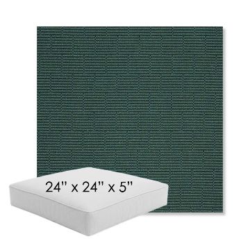 Picture of Boardwalk Coaster | 24" x 24" x 5" Square Outdoor Cushion - Sunbrella© Fabric