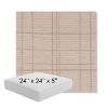 Picture of Camper Snowcap | 24" x 24" x 5" Square Outdoor Cushion - Sunbrella© Fabric