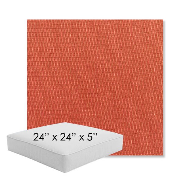Picture of Canvas Brick | 24" x 24" x 5" Square Outdoor Cushion - Sunbrella© Fabric