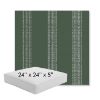 Picture of Caper Moss | 24" x 24" x 5" Square Outdoor Cushion - Sunbrella© Fabric