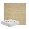 Picture of Chartres Hemp | 24" x 24" x 5" Square Outdoor Cushion - Sunbrella© Fabric