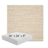 Picture of Embrace Linen | 24" x 24" x 5" Square Outdoor Cushion - Sunbrella© Fabric