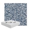 Picture of Exquisite Indigo | 24" x 24" x 5" Square Outdoor Cushion - Sunbrella© Fabric