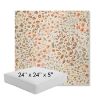 Picture of Flora Sunset | 24" x 24" x 5" Square Outdoor Cushion - Sunbrella© Fabric