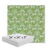 Picture of Jaipur Frame Chive | 24" x 24" x 5" Square Outdoor Cushion - Sunbrella© Fabric