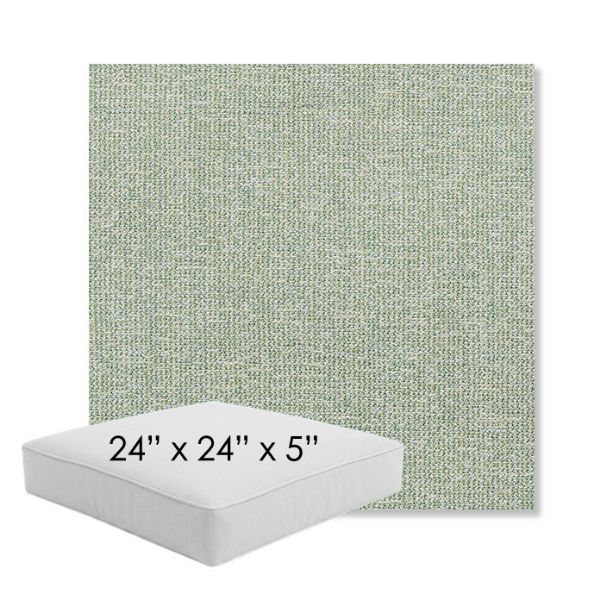 Picture of Kismet Moss | 24" x 24" x 5" Square Outdoor Cushion - Sunbrella© Fabric