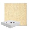 Picture of Margo Parchment | 24" x 24" x 5" Square Outdoor Cushion - Sunbrella© Fabric