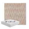 Picture of Mountains Sand | 24" x 24" x 5" Square Outdoor Cushion - Sunbrella© Fabric