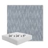 Picture of Mountains Slate | 24" x 24" x 5" Square Outdoor Cushion - Sunbrella© Fabric