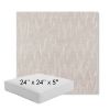 Picture of Mountains Snow | 24" x 24" x 5" Square Outdoor Cushion - Sunbrella© Fabric
