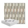 Picture of Precise Fawn | 24" x 24" x 5" Square Outdoor Cushion - Sunbrella© Fabric