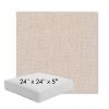 Picture of Proof Putty | 24" x 24" x 5" Square Outdoor Cushion - Sunbrella© Fabric