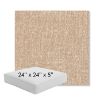 Picture of Rafi Sand | 24" x 24" x 5" Square Outdoor Cushion - Sunbrella© Fabric