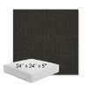 Picture of Spectrum Carbon | 24" x 24" x 5" Square Outdoor Cushion - Sunbrella© Fabric