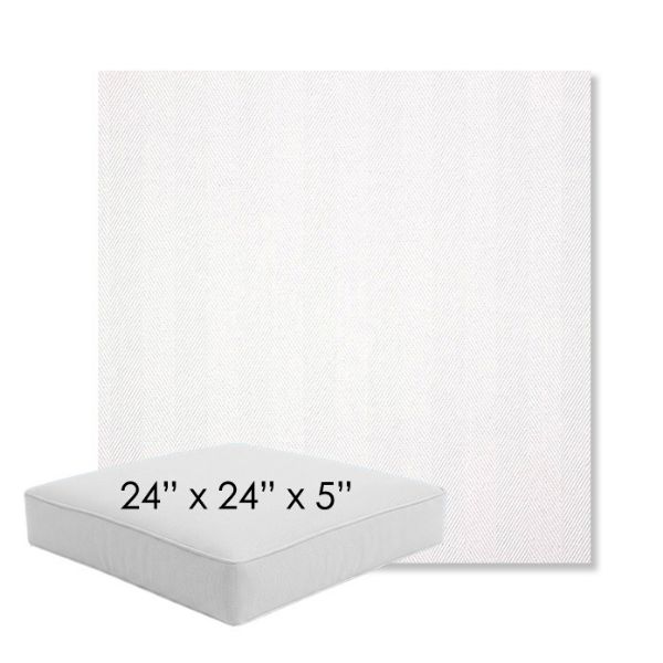 Picture of Switch Salt | 24" x 24" x 5" Square Outdoor Cushion - Sunbrella© Fabric