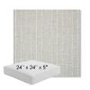 Picture of Ticking Fog | 24" x 24" x 5" Square Outdoor Cushion - Sunbrella© Fabric
