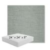 Picture of Willa Mist | 24" x 24" x 5" Square Outdoor Cushion - Sunbrella© Fabric