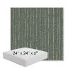 Picture of Abundant Seaglass | 24" x 24" x 6" Square Outdoor Cushion - Sunbrella© Fabric
