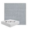Picture of Ambrose Chambray | 24" x 24" x 6" Square Outdoor Cushion - Sunbrella© Fabric