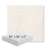 Picture of Ambrose Linen | 24" x 24" x 6" Square Outdoor Cushion - Sunbrella© Fabric