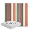 Picture of Ascend Tropical | 24" x 24" x 6" Square Outdoor Cushion - Sunbrella© Fabric