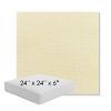 Picture of Canvas Vellum | 24" x 24" x 6" Square Outdoor Cushion - Sunbrella© Fabric