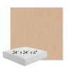 Picture of Cast Sand | 24" x 24" x 6" Square Outdoor Cushion - Sunbrella© Fabric