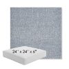 Picture of Chartres Rainfall | 24" x 24" x 6" Square Outdoor Cushion - Sunbrella© Fabric