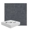 Picture of Dither Slate | 24" x 24" x 6" Square Outdoor Cushion - Sunbrella© Fabric