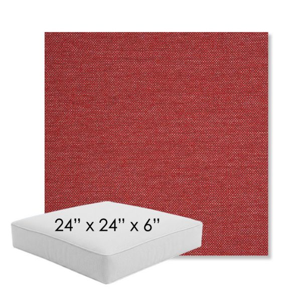 Picture of Idol Rose | 24" x 24" x 6" Square Outdoor Cushion - Sunbrella© Fabric