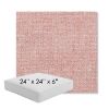 Picture of Kismet Coral | 24" x 24" x 6" Square Outdoor Cushion - Sunbrella© Fabric
