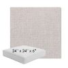 Picture of Kismet Flax | 24" x 24" x 6" Square Outdoor Cushion - Sunbrella© Fabric
