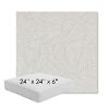 Picture of Lively Parchment | 24" x 24" x 6" Square Outdoor Cushion - Sunbrella© Fabric
