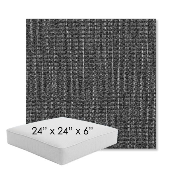 Picture of Metamorphic Slate | 24" x 24" x 6" Square Outdoor Cushion - Sunbrella© Fabric