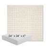 Picture of Nurture White | 24" x 24" x 6" Square Outdoor Cushion - Sunbrella© Fabric