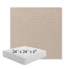 Picture of Play Oat | 24" x 24" x 6" Square Outdoor Cushion - Sunbrella© Fabric