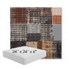 Picture of Pop Punchcard | 24" x 24" x 6" Square Outdoor Cushion - Sunbrella© Fabric