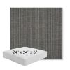 Picture of Proven Charcoal | 24" x 24" x 6" Square Outdoor Cushion - Sunbrella© Fabric