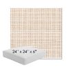 Picture of Rest Bisque | 24" x 24" x 6" Square Outdoor Cushion - Sunbrella© Fabric