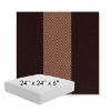 Picture of Rothko Sangria | 24" x 24" x 6" Square Outdoor Cushion - Sunbrella© Fabric