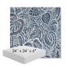 Picture of Sensibility Harbor | 24" x 24" x 6" Square Outdoor Cushion - Sunbrella© Fabric