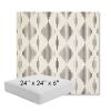 Picture of Spinner Diamond Onyx | 24" x 24" x 6" Square Outdoor Cushion - Sunbrella© Fabric