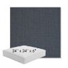 Picture of Switch Denim | 24" x 24" x 6" Square Outdoor Cushion - Sunbrella© Fabric