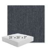 Picture of Abundant Denim | 25" x 25" x 3" Square Outdoor Cushion - Sunbrella© Fabric