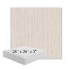 Picture of Abundant Parchment | 25" x 25" x 3" Square Outdoor Cushion - Sunbrella© Fabric