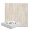 Picture of Adena Sand | 25" x 25" x 3" Square Outdoor Cushion - Sunbrella© Fabric