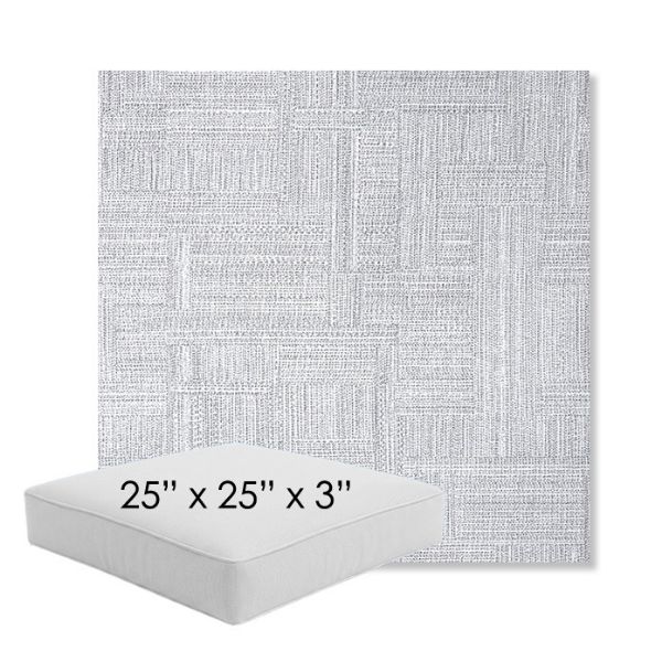Picture of Boro Elegance | 25" x 25" x 3" Square Outdoor Cushion - Sunbrella© Fabric