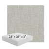 Picture of Canvas Granite | 25" x 25" x 3" Square Outdoor Cushion - Sunbrella© Fabric