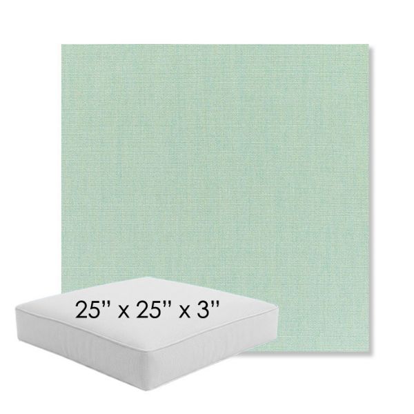 Picture of Canvas Spa | 25" x 25" x 3" Square Outdoor Cushion - Sunbrella© Fabric