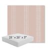 Picture of Caper Blush | 25" x 25" x 3" Square Outdoor Cushion - Sunbrella© Fabric